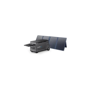 Bundle Cooler Fridge with 100W Anker Solar Panel and Detachable Battery